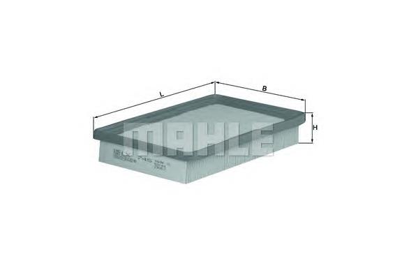 LX745 Knecht-Mahle filtro de ar