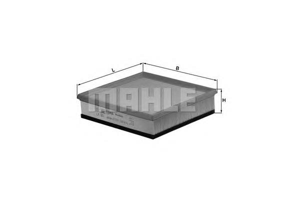 LX501 Knecht-Mahle filtro de ar