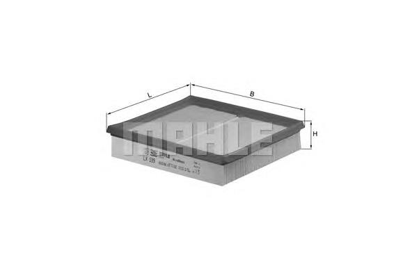 LX539 Knecht-Mahle filtro de ar