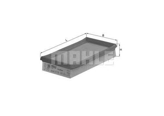 LX573 Knecht-Mahle filtro de ar