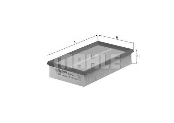 LX526 Knecht-Mahle filtro de ar