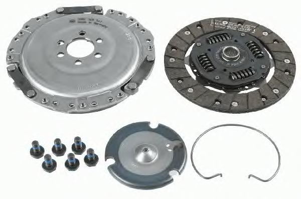 06A198141AV VAG kit de embraiagem (3 peças)