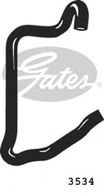 Купить 3534 Gates Шланг радиатора охлаждения нижний