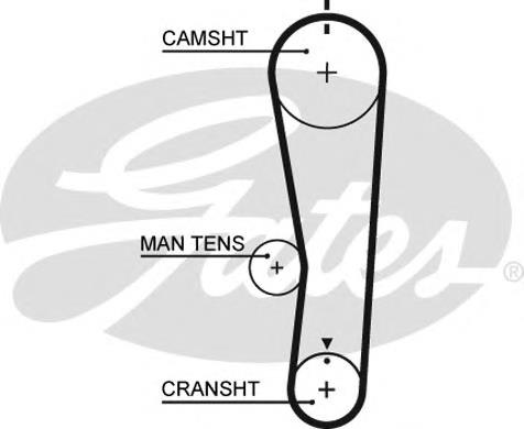 Correia do mecanismo de distribuição de gás 12761M84410 Suzuki