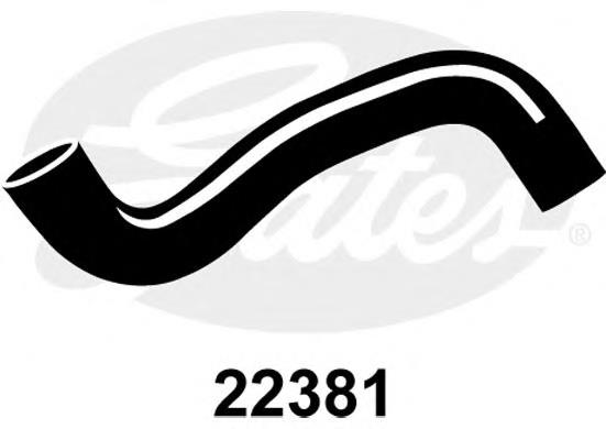 22381 Gates mangueira (cano derivado inferior do radiador de esfriamento)