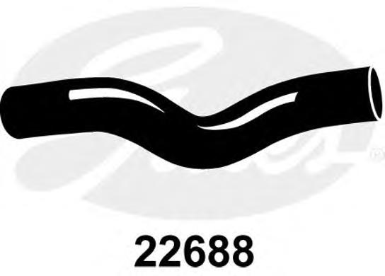 Патрубок радиатора 22688 Gates