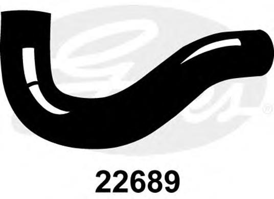 22689 Gates mangueira (cano derivado do radiador de esfriamento superior)