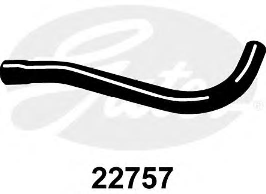 228007 Impergom mangueira (cano derivado do radiador de esfriamento superior)