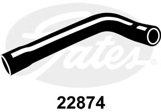22874 Gates mangueira (cano derivado do radiador de esfriamento superior)