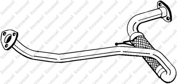 851903 Bosal Штаны глушителя передние