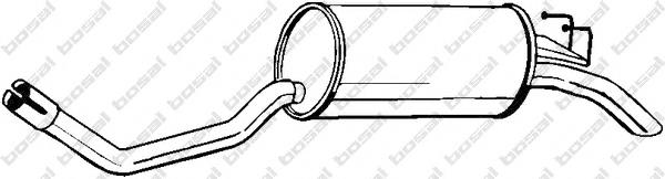 Выхлоп задний Bosal 148123 цена, от 64.43 USD