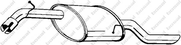 Silenciador, parte traseira para Daewoo Nubira (J10, J15)