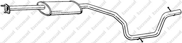 289449 Bosal Штаны глушителя передние