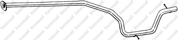 BS 950-055 Bosal silenciador, parte central