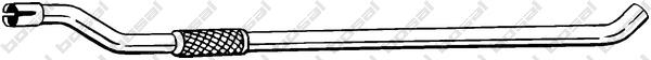 952-137 Bosal cano derivado do silenciador desde a parte média até a traseira