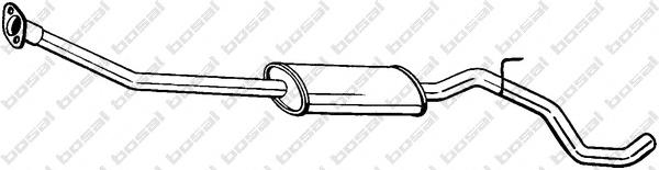 286277 Bosal глушитель, центральная часть