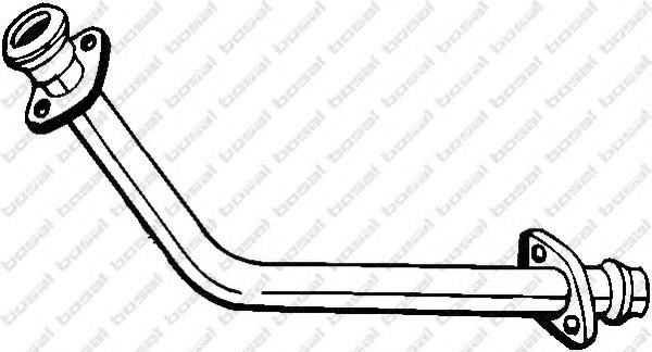 ADC46034 Blue Print tubo de admissão dianteiro (calças do silenciador)