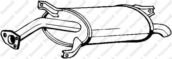 Купить FP3720G32 Polmostrow Глушитель задний