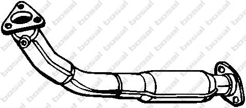 BM70534 BM Catalysts tubo de admissão dianteiro (calças do silenciador)