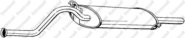 Глушитель задний 278981 Bosal