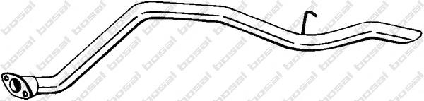 436-293 Bosal cano derivado do silenciador desde a parte média até a traseira