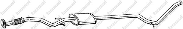 BS 169-077 FPS silenciador, parte central