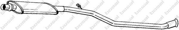 Средний глушитель Bosal 283389