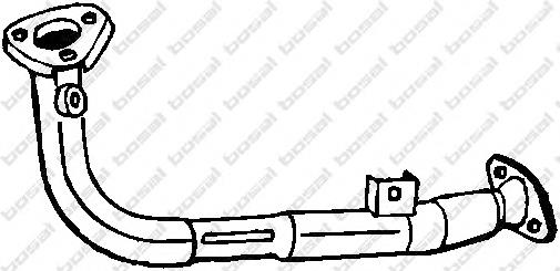 Труба приемная (штаны) глушителя передняя BS741001 Bosal