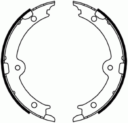 91074000 Textar sapatas do freio de estacionamento