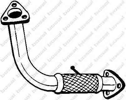 Tubo de admissão dianteiro (calças) do silenciador para Rover 200 (RF)