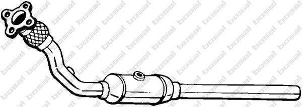 090531 Bosal tubo de admissão dianteiro (calças do silenciador)