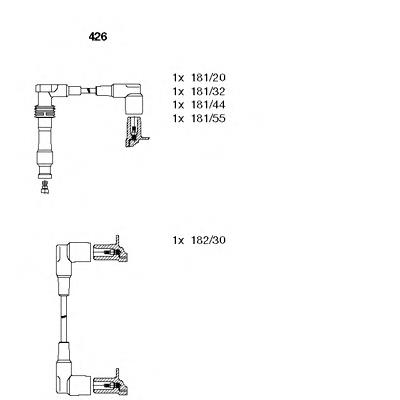 426 Bremi fios de alta voltagem, kit