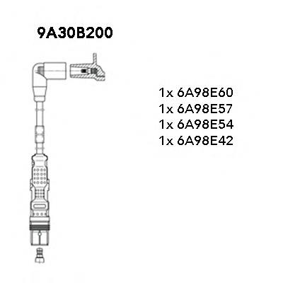 03F905409B VAG fios de alta voltagem, kit