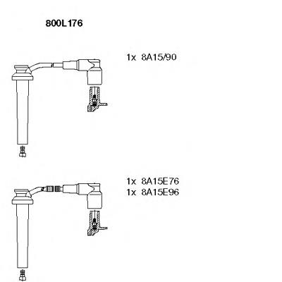 Провода зажигания Bremi 800L176 цена, от 23.46 USD