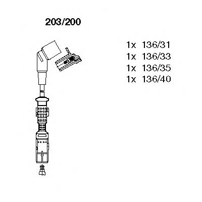 Провода зажигания Bremi 203200 цена, от 38.53 USD