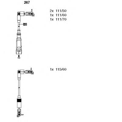 Провода зажигания Bremi 267 цена, от 37.87 USD