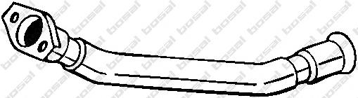 BS741355 Bosal silenciador, parte central