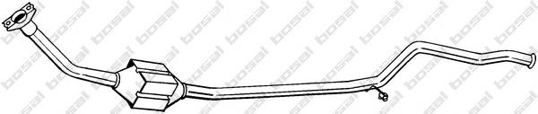 1705SF Peugeot/Citroen труба приемная (штаны глушителя передняя)