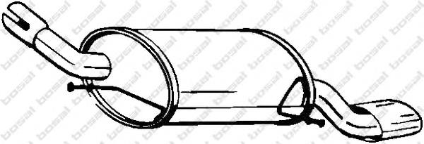 Выхлоп задний Opel 5852191 цена, от 80.73 USD
