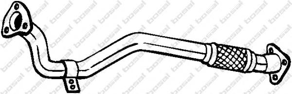 BS741041 Bosal silenciador, parte central