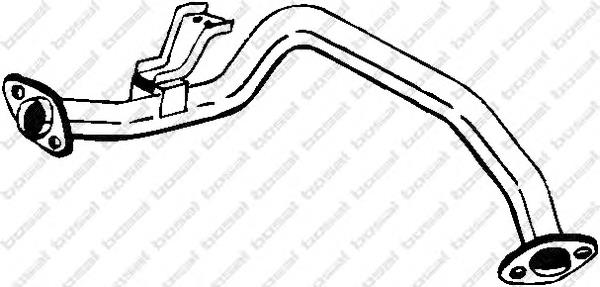 Глушитель, центральная часть Bosal 770585 цена, от 76.40 USD