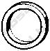 256708 Bosal anel de tubo de admissão do silenciador