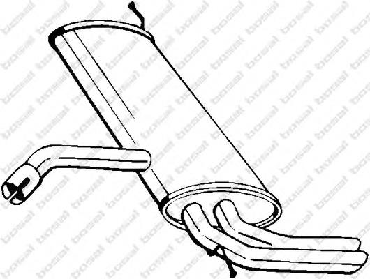 Глушитель  Bosal 227049