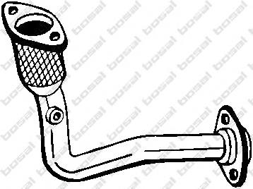 Tubo de admissão dianteiro (calças) do silenciador para Renault Kangoo (FC0)