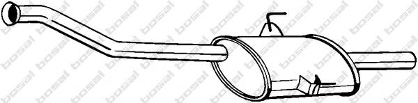 Средний глушитель VAG 3B0253409AH
