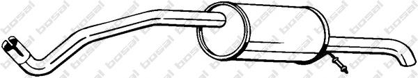 Глушитель задний 278617 Bosal
