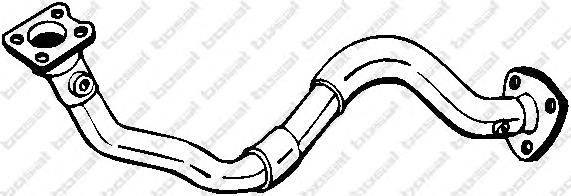 753-153 Bosal труба приемная (штаны глушителя передняя)