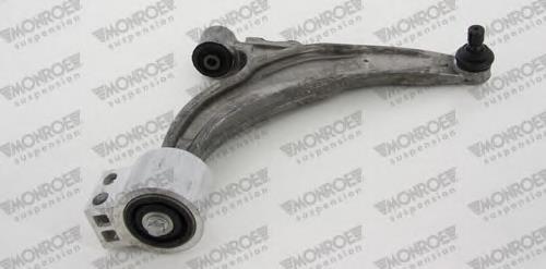 13463245 Peugeot/Citroen braço oscilante inferior direito de suspensão dianteira