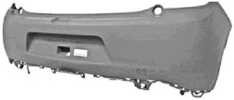 Pára-choque traseiro para Citroen C3 (A51)