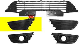 Решетка бампера переднего правая 0970592 VAN Wezel